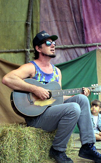 Greg Brown kid with painted face